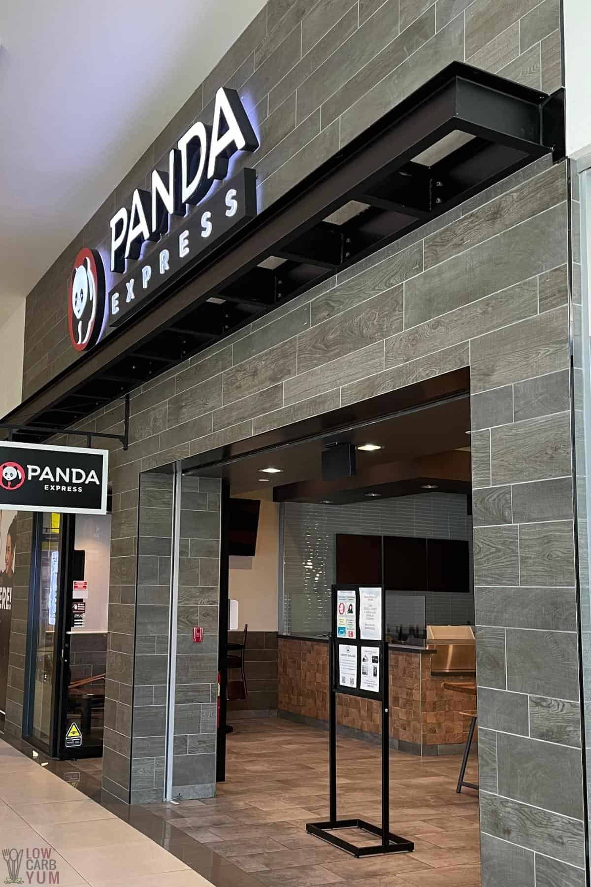 panda express restaurant in mall.