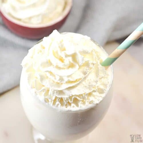 Vanilla Keto Frappuccino (starbucks Copycat) - Low Carb Yum