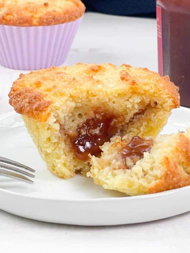 Strawberry Jam Muffins