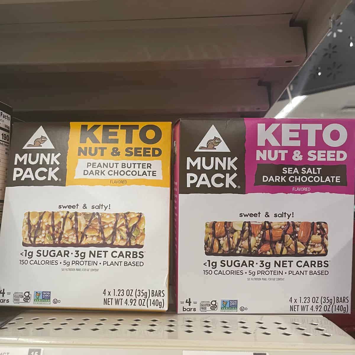 Keto-Nuss- und Samenriegel bei Walmart.