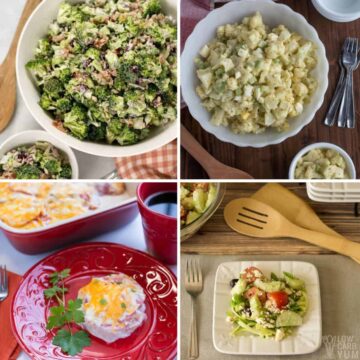 keto side dishes for summer BBQs featured image.