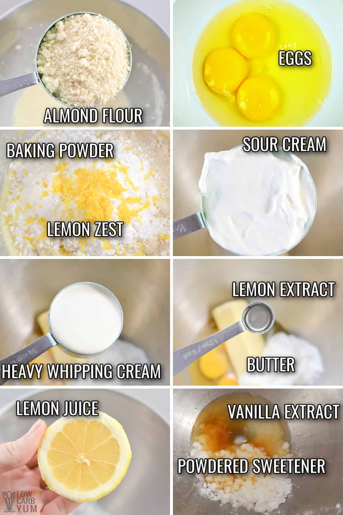 ingredients for keto lemon loaf recipe starbucks copycat.