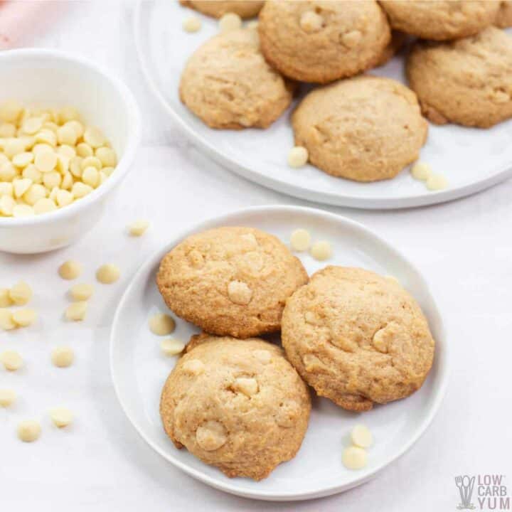 White Chocolate Hazelnut Cookies Low Carb Yum