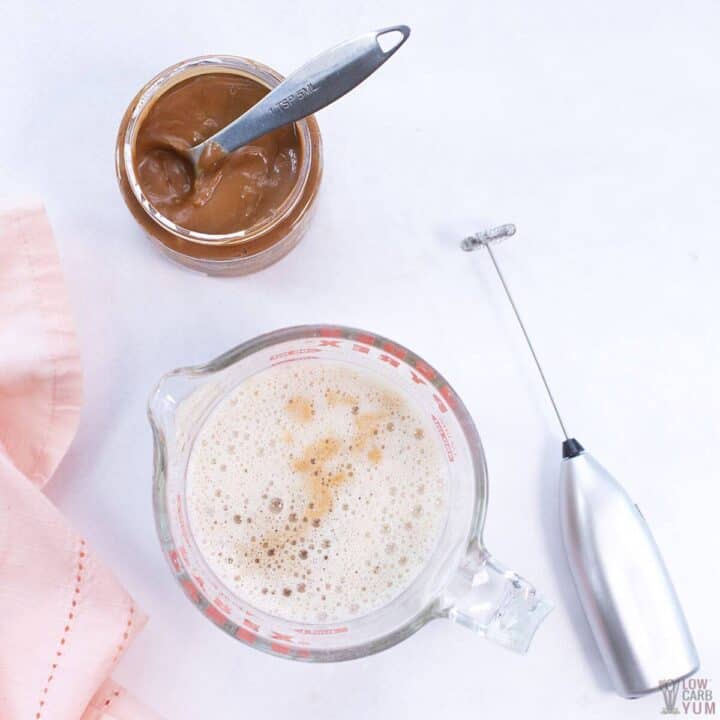 Keto Cookie Butter Latte (Starbucks Copycat) Low Carb Yum