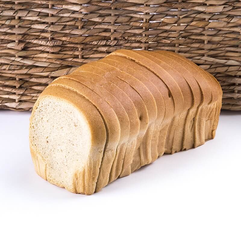 great low carb bread loaf sliced.