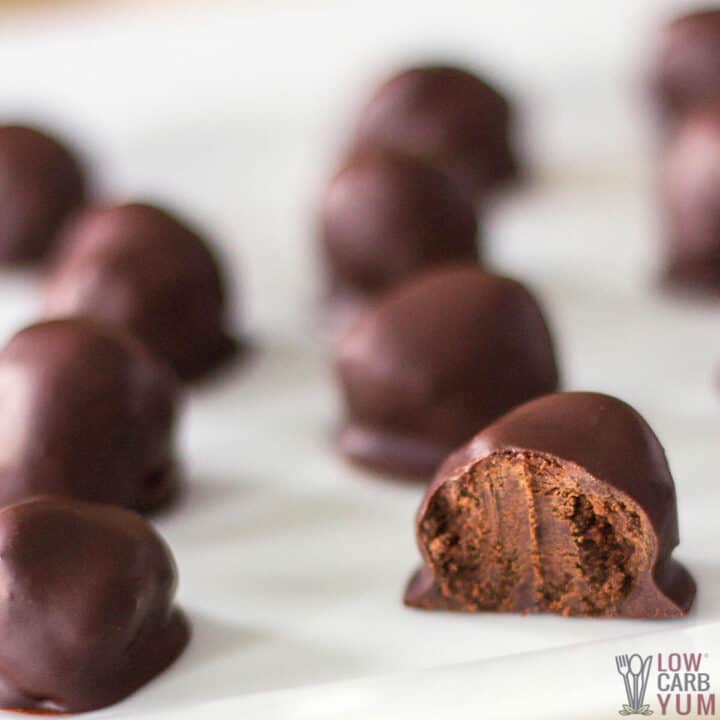 Sugar Free Chocolate Truffles Low Carb Yum