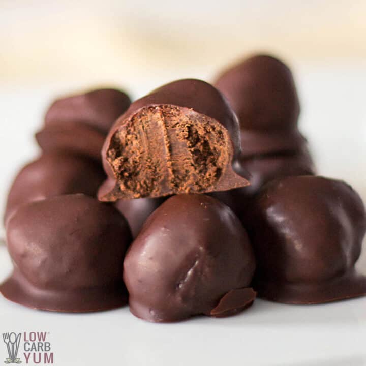 Sugar Free Chocolate Truffles Low Carb Yum