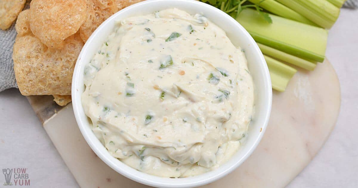 Chuy&amp;#39;s Jalapeño Ranch Dip - Low Carb Yum