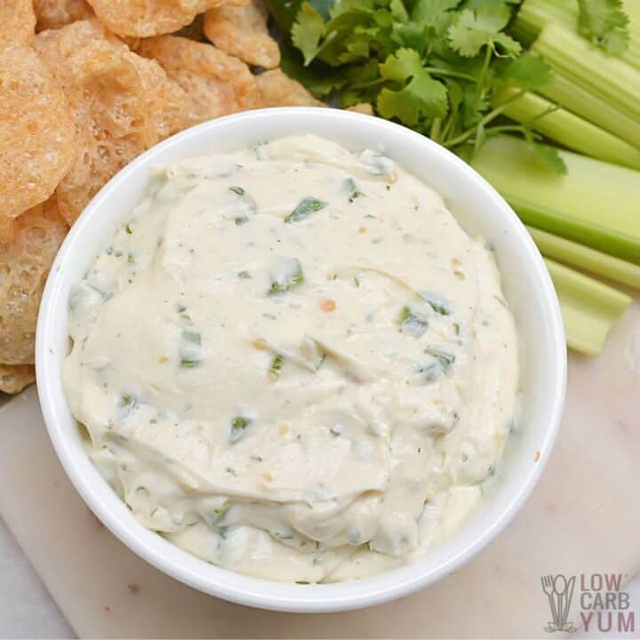 Chuy's Jalapeño Ranch Dip Low Carb Yum