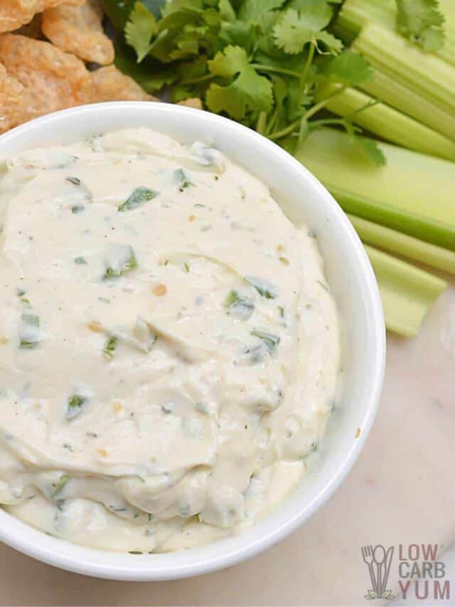 Chuy's Jalapeno Ranch Dip - Low Carb Yum