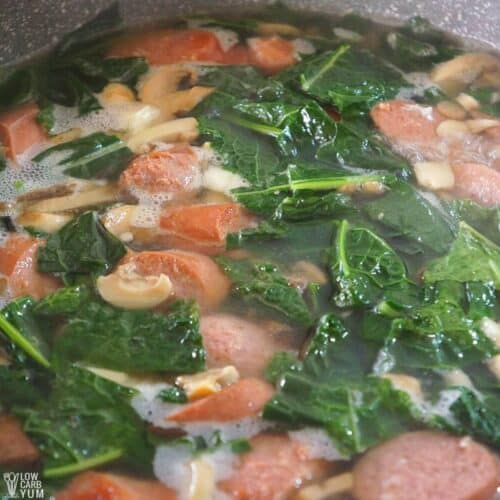 Keto Italian Sausage Kale Soup Low Carb Yum