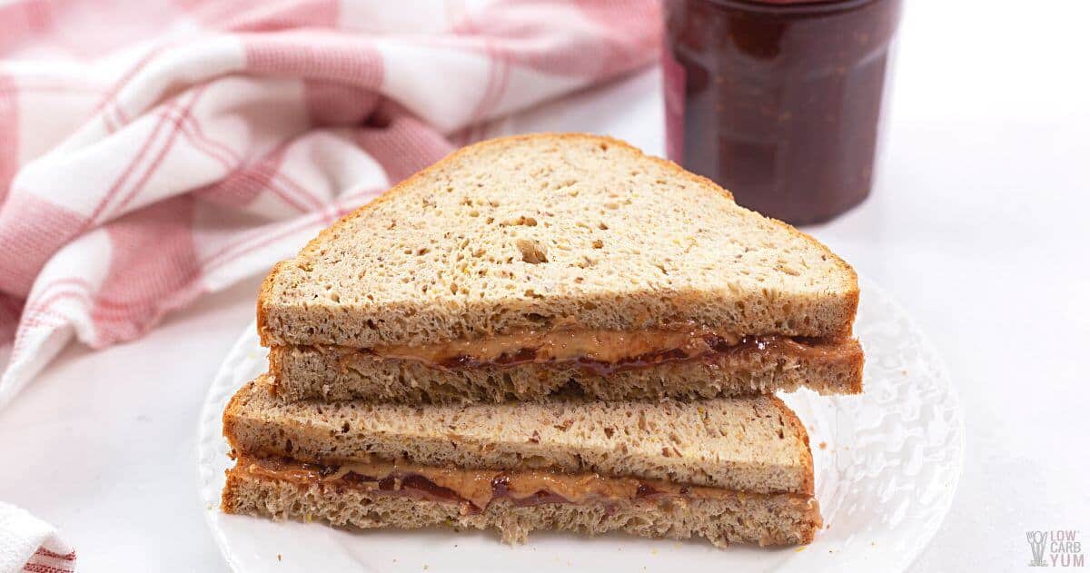 Keto Peanut Butter and Jelly Low Carb Yum