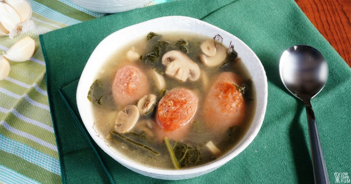 Keto Italian Sausage Kale Soup Low Carb Yum