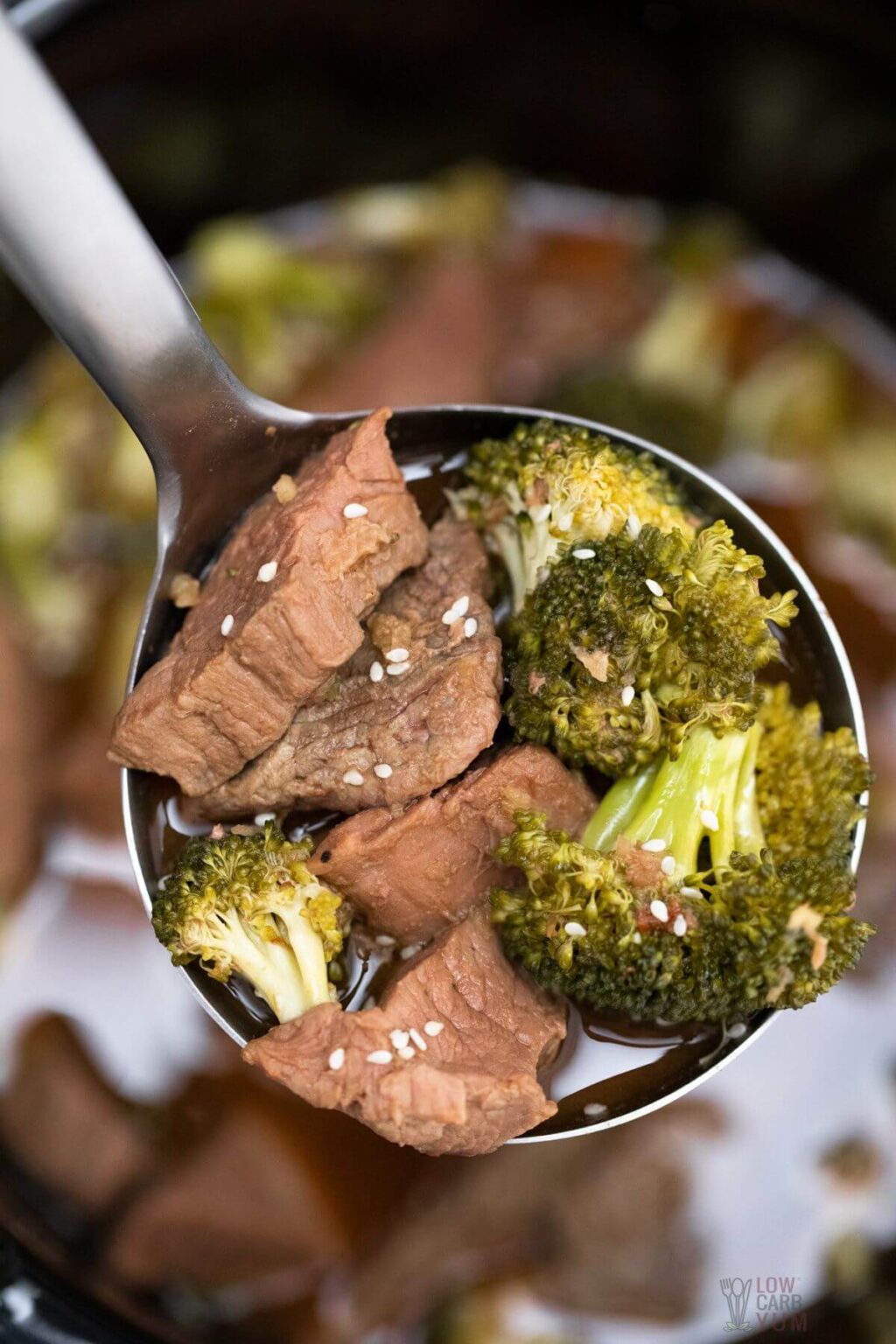 Slow Cooker Beef and Broccoli Low Carb Yum
