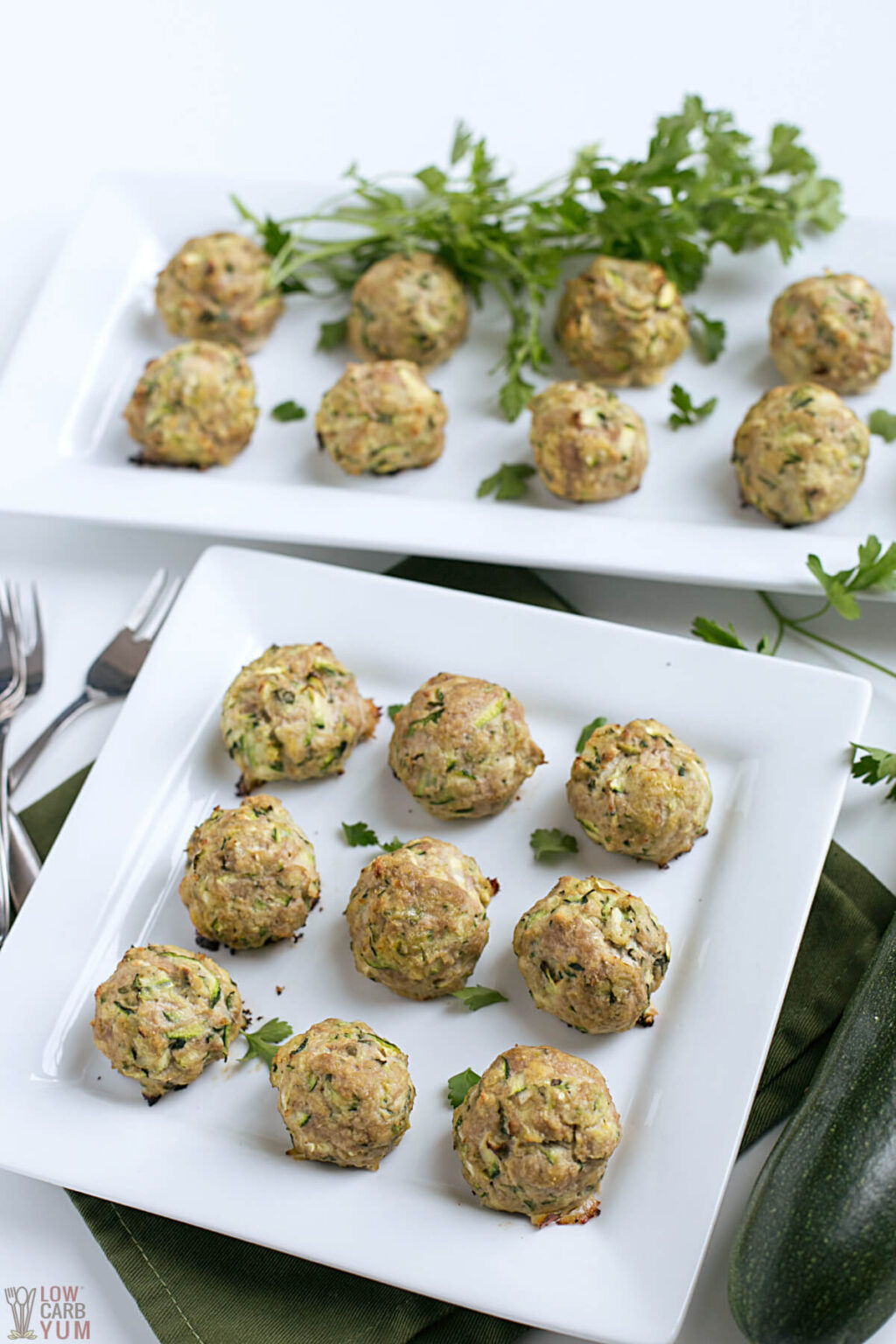 Turkey Zucchini Meatballs (or Chicken)