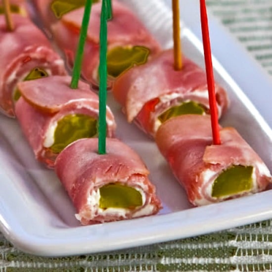 Ham and Pickle Roll-Ups
