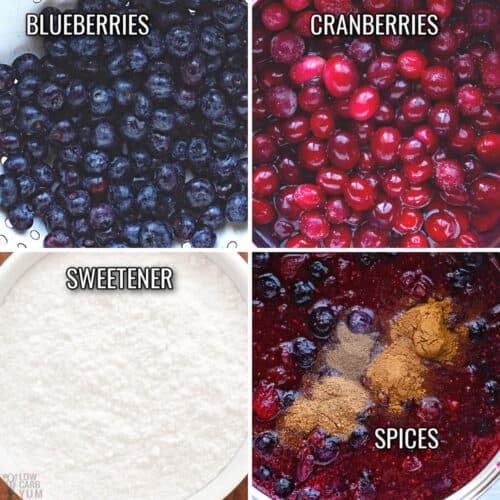 Keto Cranberry Blueberry Sauce Recipe Low Carb Yum
