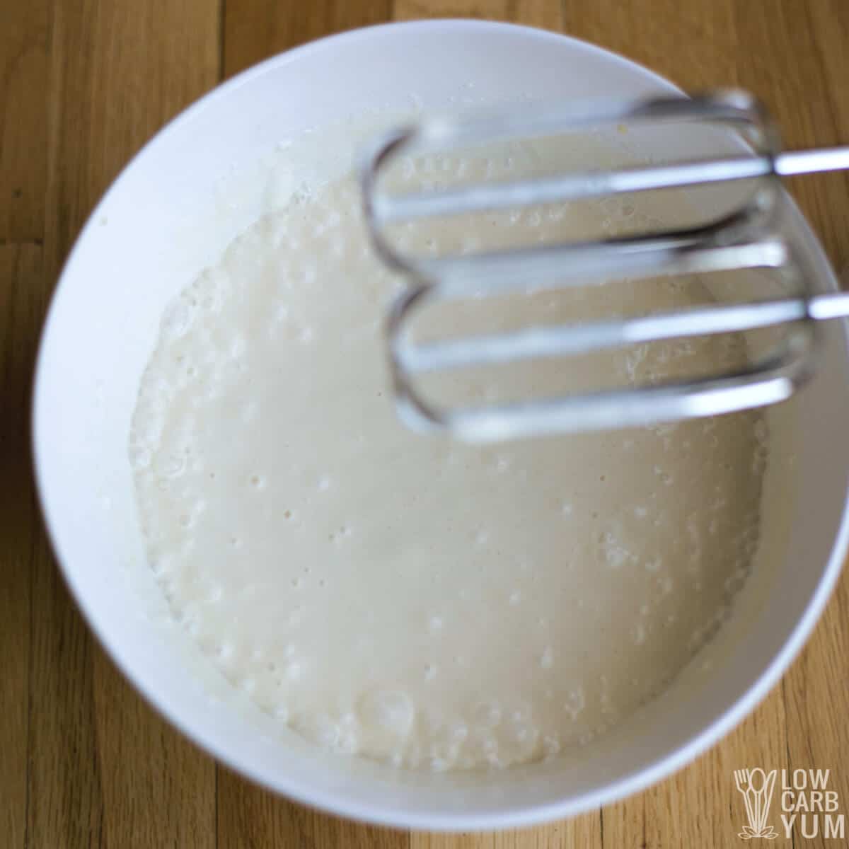 keto miracle rice pudding mixture.