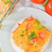 sliced taco casserole