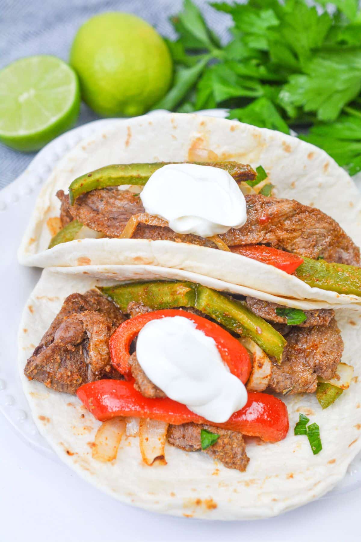 keto steak fajitas