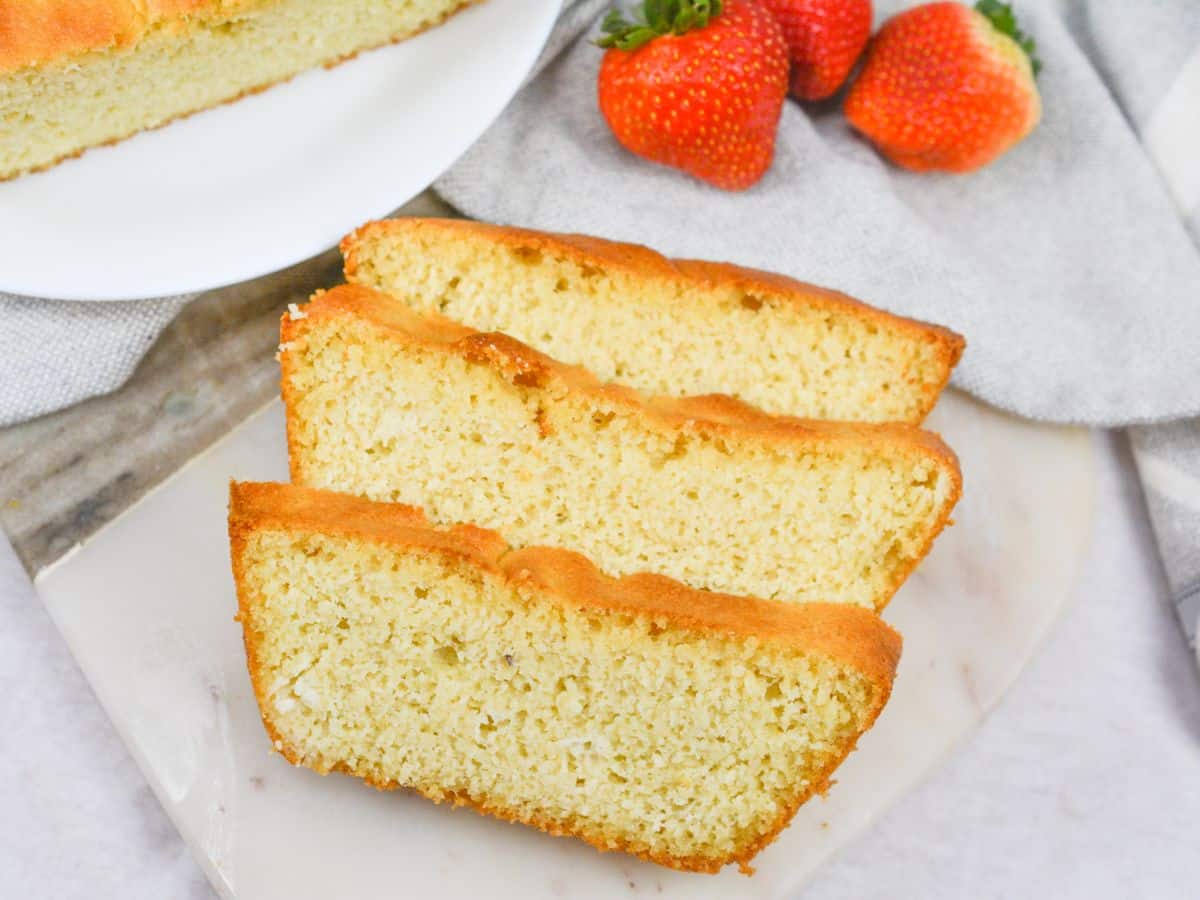 almond flour pound cake