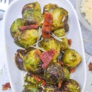 bacon parmesan brussel sprouts