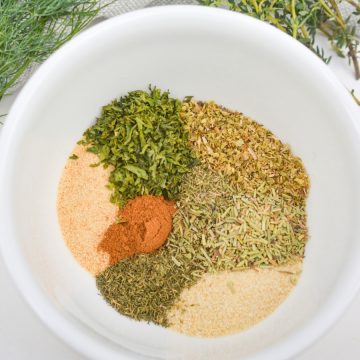 a medley of spices for greek food
