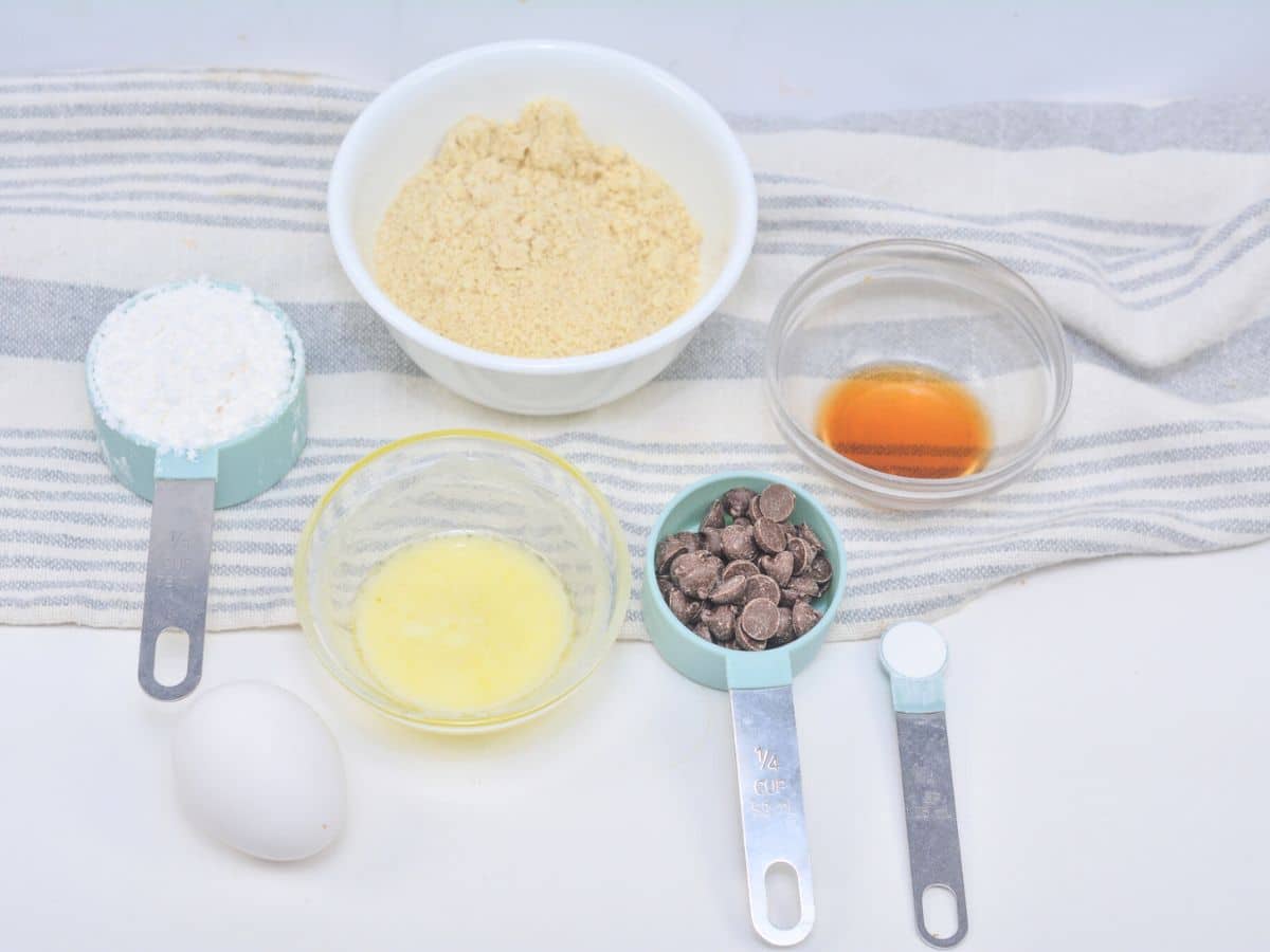 ingredients needed for mini skillet cookies