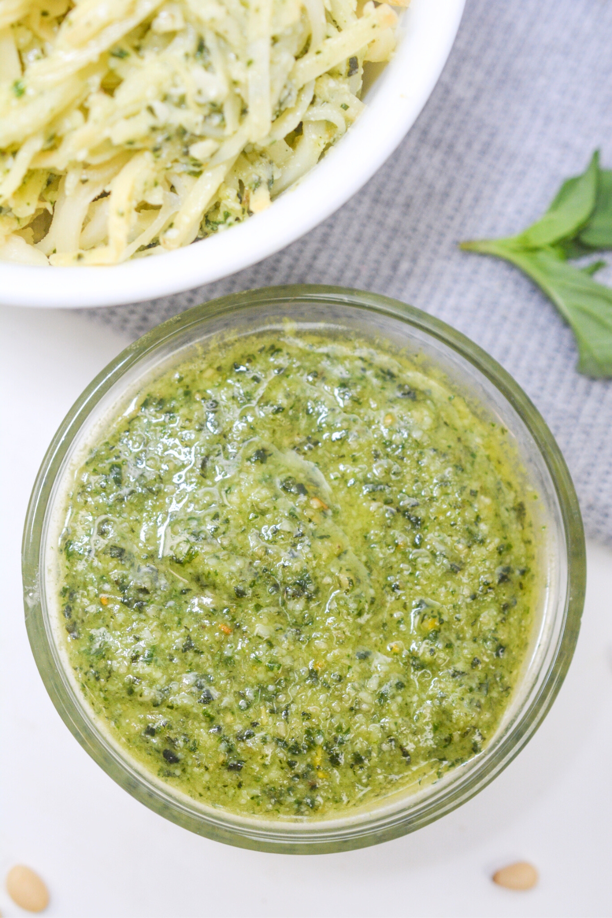 pesto in a bowl 