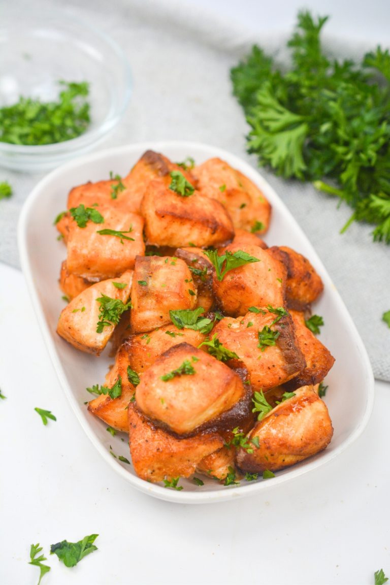 Air Fryer Salmon Bites (LowCarb & Keto!) Low Carb Yum