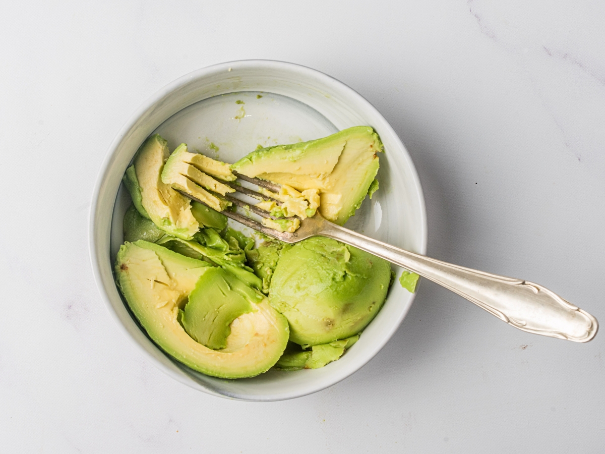 ripe avocado in a bowl