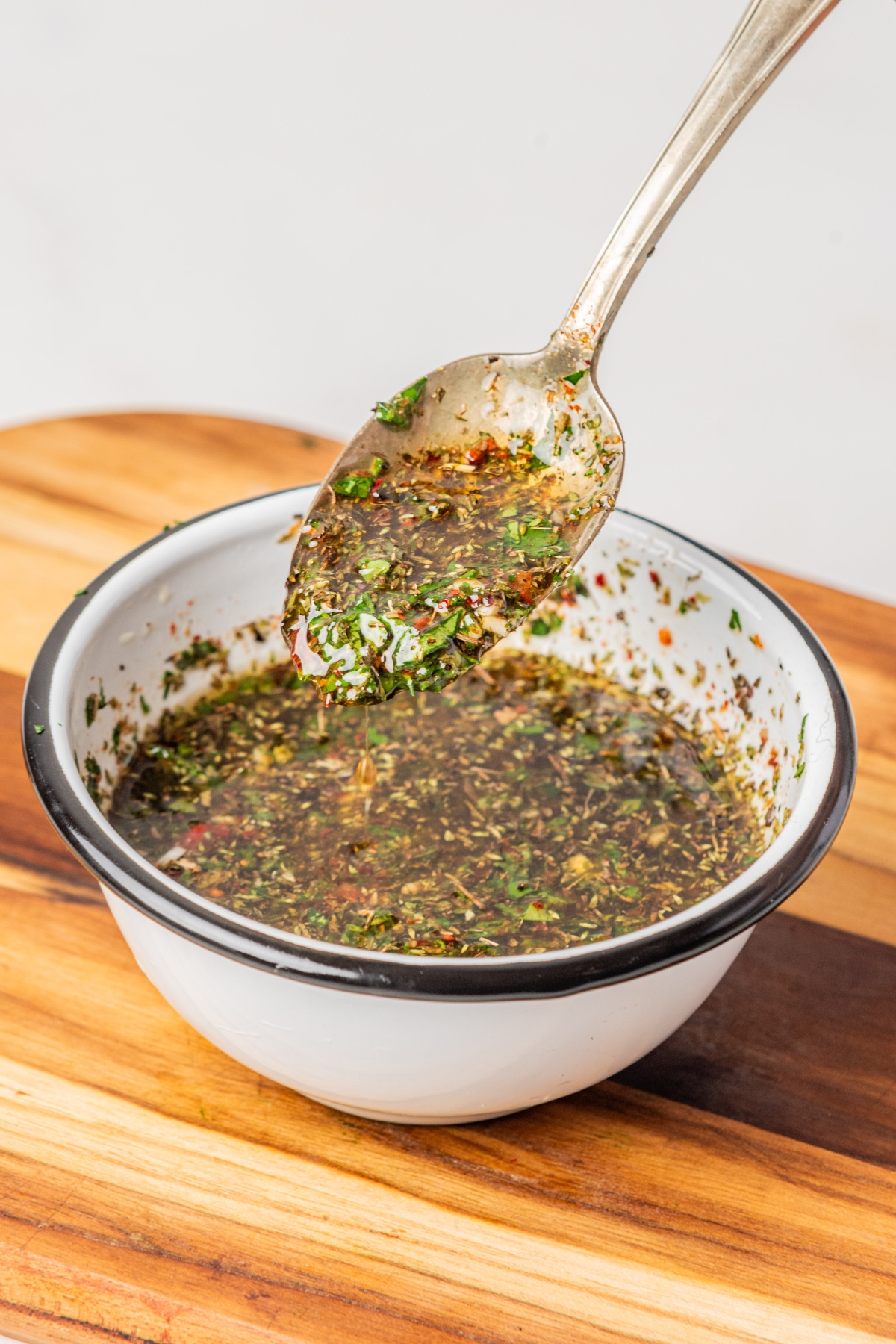 homemade chimichurri sauce 