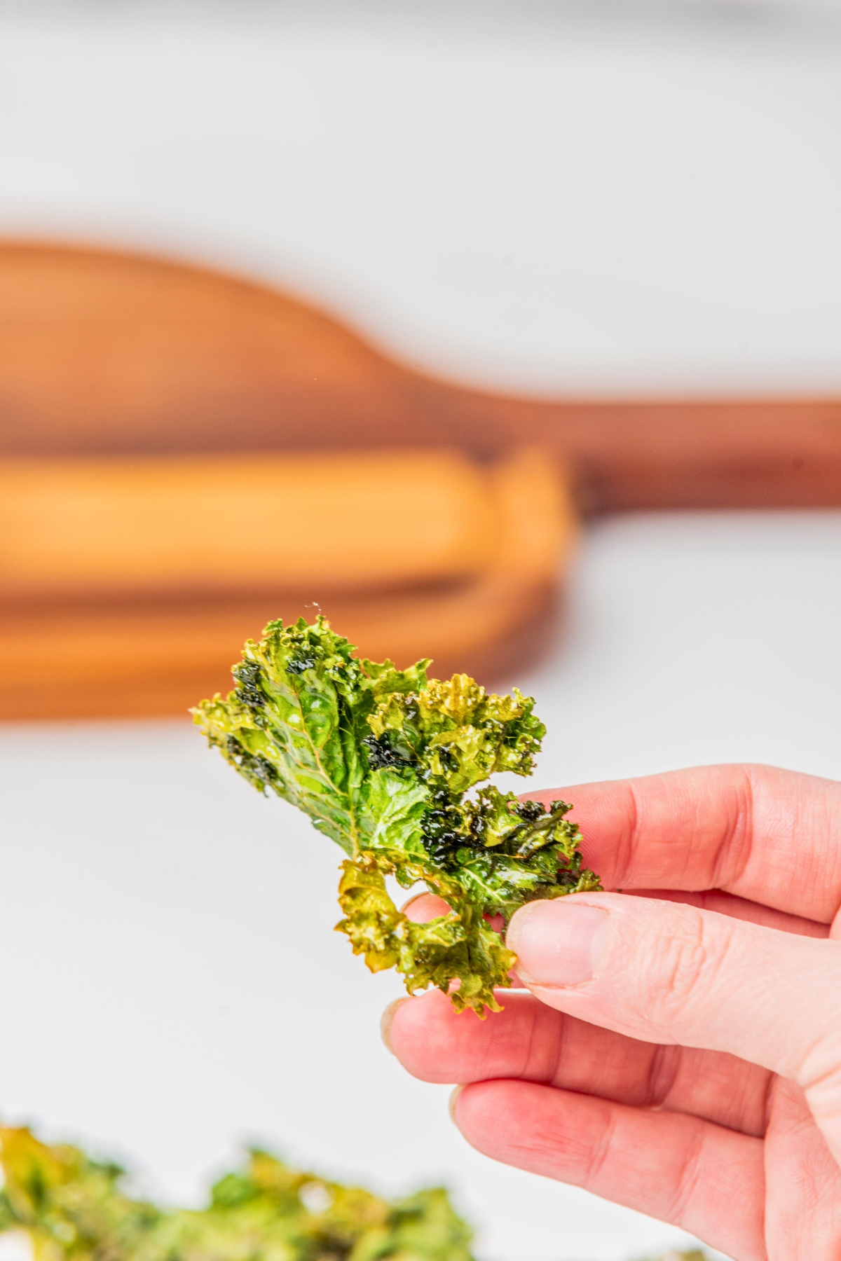 air fried kale chip