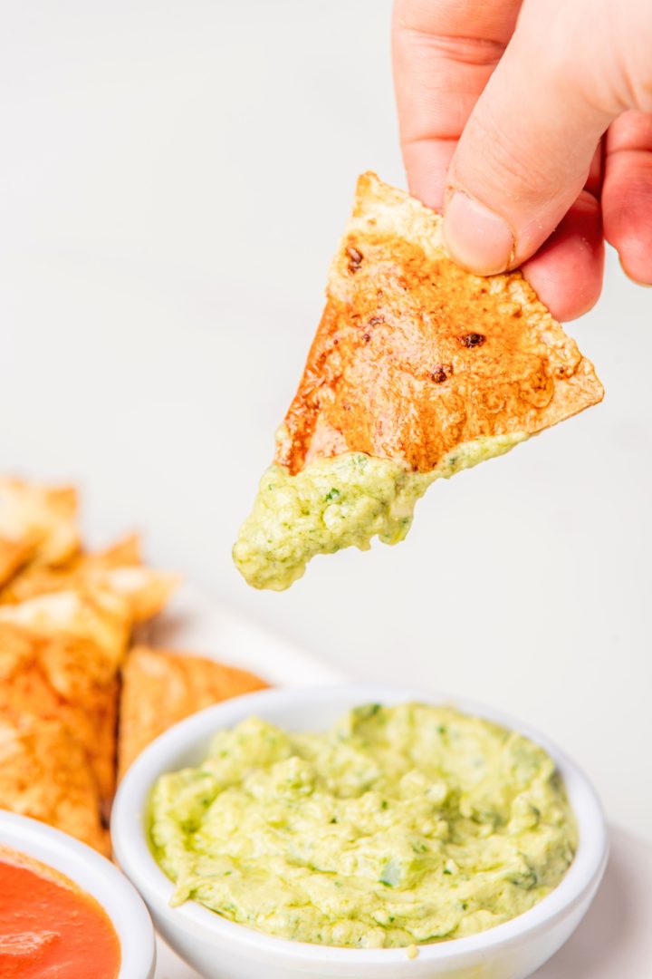Air Fryer Tortilla Chips (Keto + Low-Carb) - Low Carb Yum