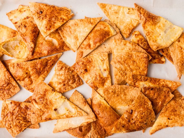 Air Fryer Tortilla Chips (Keto + Low-Carb) - Low Carb Yum