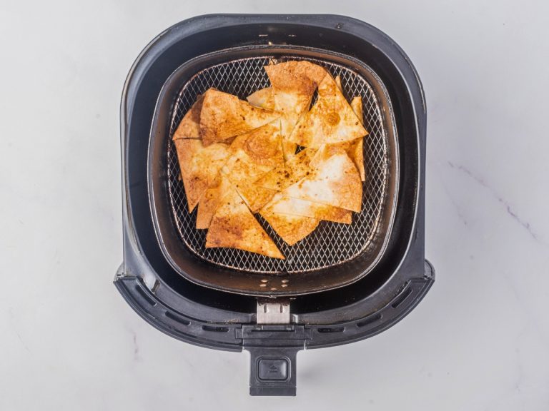 Air Fryer Tortilla Chips (Keto + Low-Carb) - Low Carb Yum