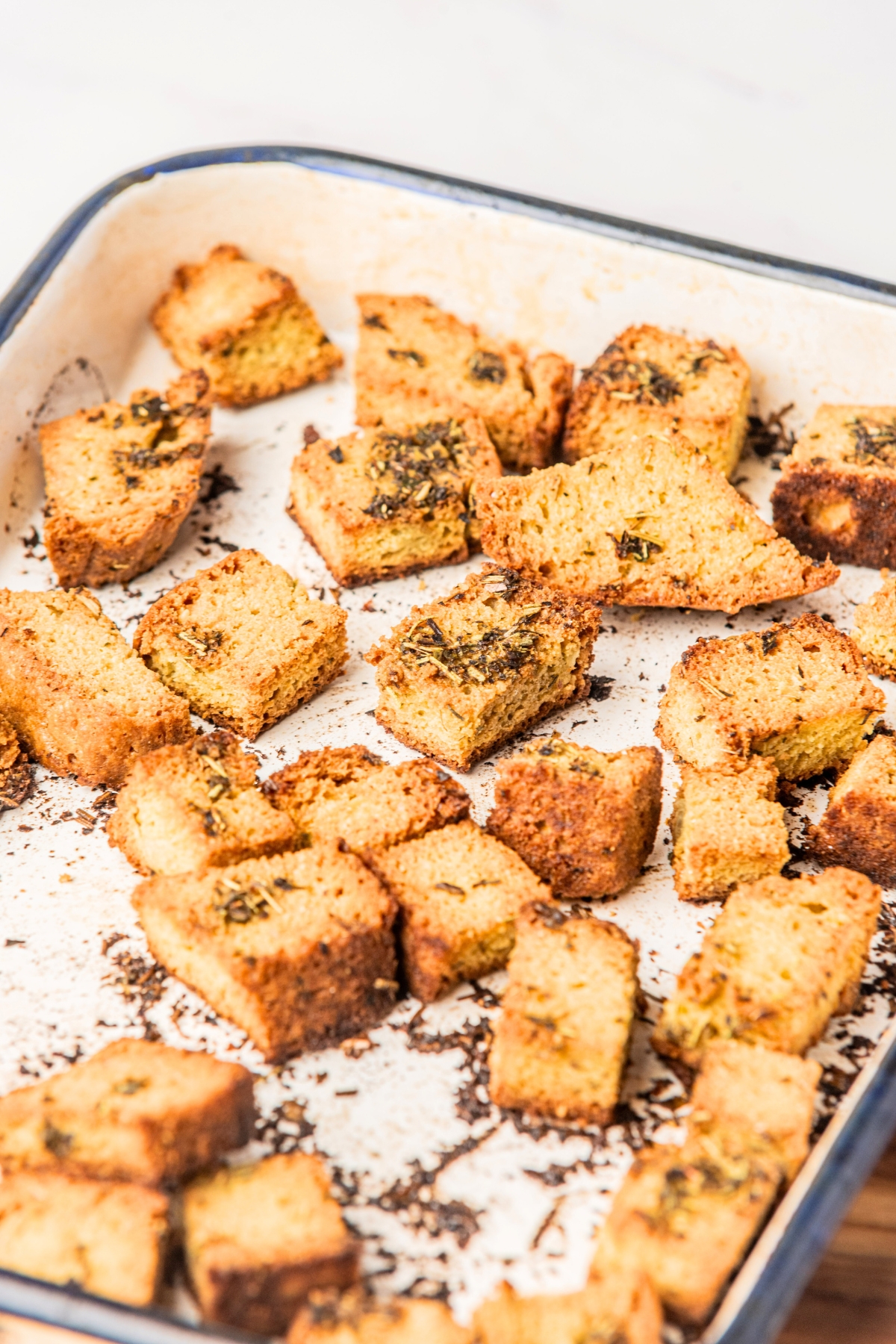 homemade gluten free croutons