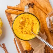 healthy pumpkin smoothie featured image.