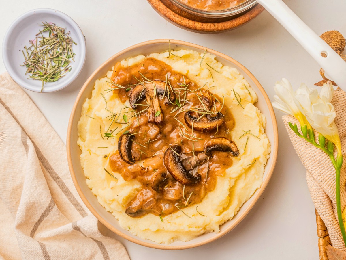 low carb mushroom gravy for thanksgiving 