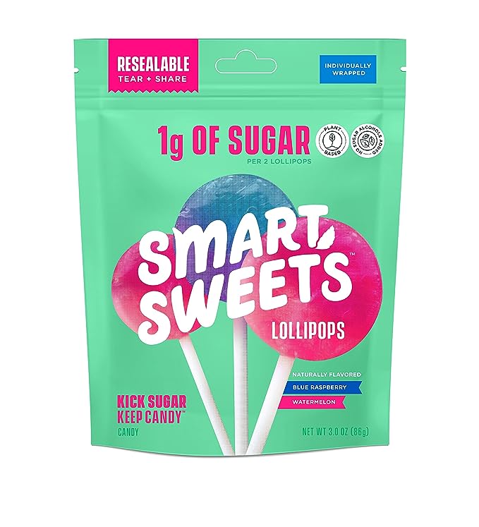 Smart Sweets lollipops