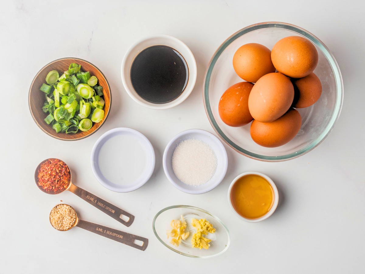 ingredients needed for korean marinated eggs