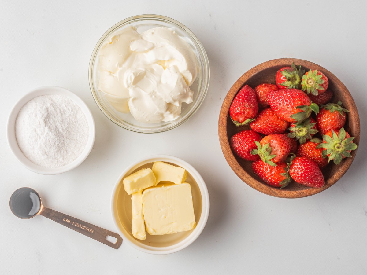 ingredients for homemade sugar free frosting