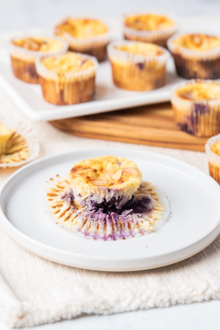 Keto Blueberry Cream Cheese Muffins - Low Carb Yum