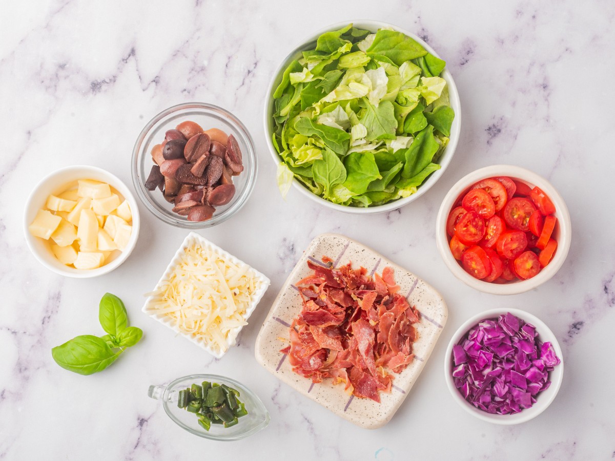 ingredients needed for Italian Chopped salad 
