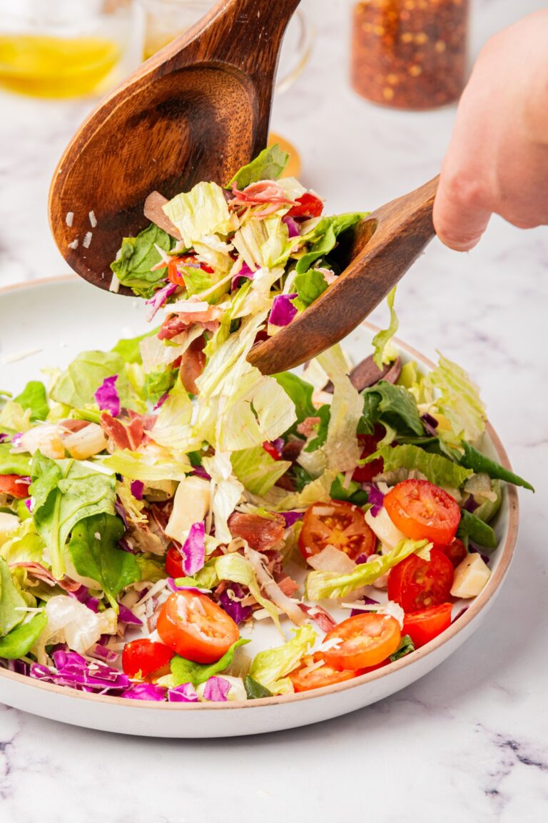 Keto Italian Chopped Salad - Low Carb Yum