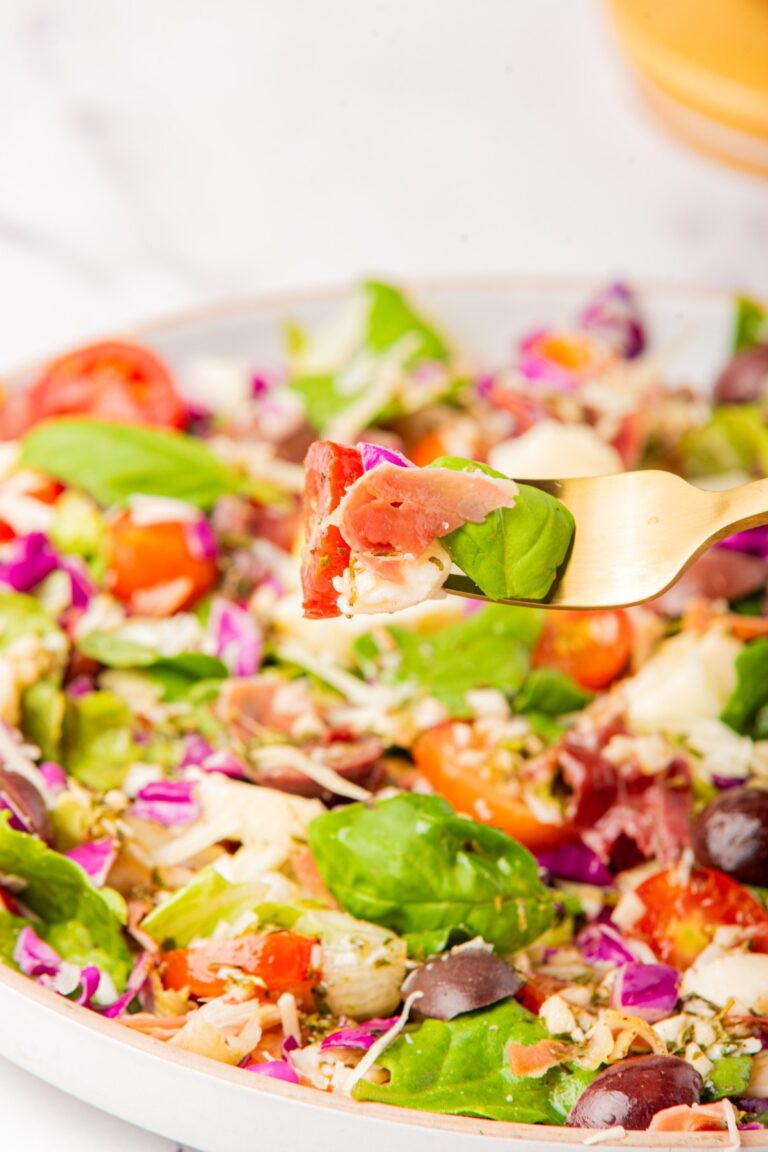 Keto Italian Chopped Salad - Low Carb Yum