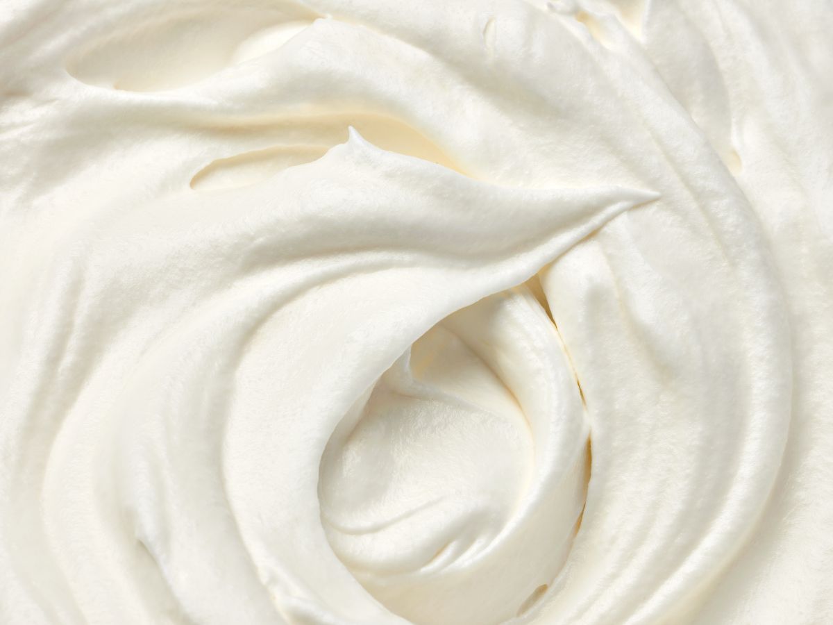 close up of low carb sour cream 