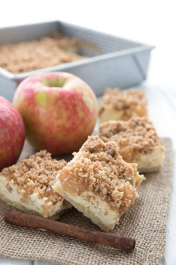 Keto-Apple-Cheesecake Bars from All Day I Dream About Food