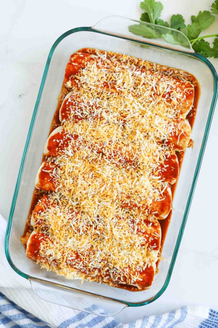 Keto Chicken Enchiladas - Low Carb Yum