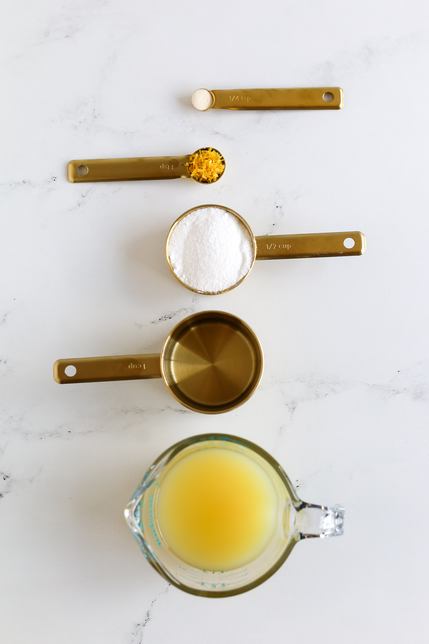 ingredients needed to make sugar free lemon sorbet